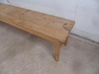 Victorian Antique Pine 4 Seater Kitchen Table / Hall Bench to Wax or Paint (3 of 8) Victorian Antique Pine 4 Seater Kitchen Table / Hall Bench to Wax or Paint (3 of 8)
