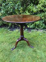 18th Century Tilt Top Mahogany Table (2 of 7) 18th Century Tilt Top Mahogany Table (2 of 7)
