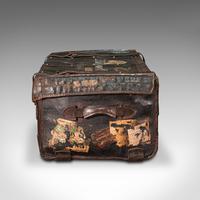 Vintage Overseas Voyage Trunk, English, Leather, Travel Case, Luggage c.1930 (5 of 12) Vintage Overseas Voyage Trunk, English, Leather, Travel Case, Luggage c.1930 (5 of 12)