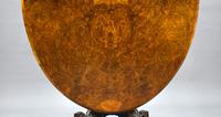 Victorian Burr Walnut Oval Loo Table (9 of 9) Victorian Burr Walnut Oval Loo Table (9 of 9)