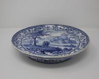 Antique Blue & White Pearlware Italian Scene Cheese Stand (6 of 12) Antique Blue & White Pearlware Italian Scene Cheese Stand (6 of 12)