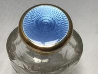 Silver Gilt and Blue Enamel Perfume Bottle (4 of 5) Silver Gilt and Blue Enamel Perfume Bottle (4 of 5)