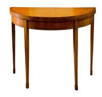 Pair of George III Style Satinwood Card Tables (7 of 15) Pair of George III Style Satinwood Card Tables (7 of 15)