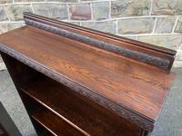 Pair of Antique Oak Open Bookcases (6 of 10) Pair of Antique Oak Open Bookcases (6 of 10)