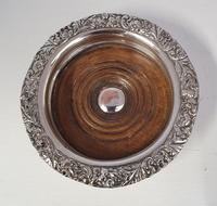 Pair of Victorian Silver Plated Coasters (4 of 5) Pair of Victorian Silver Plated Coasters (4 of 5)