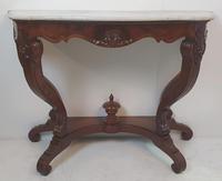 Pair of 19th Century Marble Topped Walnut Console Tables (5 of 9) Pair of 19th Century Marble Topped Walnut Console Tables (5 of 9)