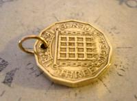 Vintage Pocket Watch Chain Fob 1954 Queen Elizabeth Threpenny Bit Coin Fob (6 of 7) Vintage Pocket Watch Chain Fob 1954 Queen Elizabeth Threpenny Bit Coin Fob (6 of 7)