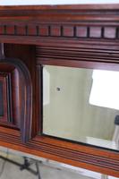 Large Victorian Walnut Overmantle Mirror (9 of 13) Large Victorian Walnut Overmantle Mirror (9 of 13)
