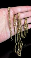 Antique Victorian Longuard Chain, Muff Chain Necklace (4 of 10) Antique Victorian Longuard Chain, Muff Chain Necklace (4 of 10)