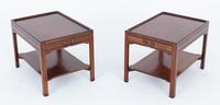Pair of Mahogany End Tables