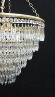 Italian Art Deco Six Tier Crystal Glass Chandelier (4 of 8) Italian Art Deco Six Tier Crystal Glass Chandelier (4 of 8)