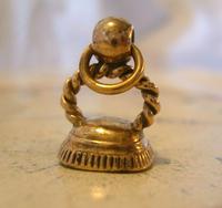 Antique Pocket Watch Chain Fob 1830s Georgian Rose Gilt & Mother Of Pearl Fob (9 of 10) Antique Pocket Watch Chain Fob 1830s Georgian Rose Gilt & Mother Of Pearl Fob (9 of 10)