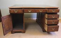 Antique Oak Partners Writing Desk (8 of 10) Antique Oak Partners Writing Desk (8 of 10)
