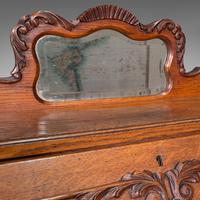 Small Antique Ladies Writing Desk, French, Oak, Bureau, Mirror, Victorian c.1900 (9 of 12) Small Antique Ladies Writing Desk, French, Oak, Bureau, Mirror, Victorian c.1900 (9 of 12)