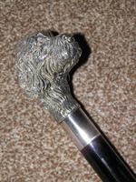 Vintage 925 Silver Detailed Deer Hound Dog's Head Walking Stick / Cane (9 of 20) Vintage 925 Silver Detailed Deer Hound Dog's Head Walking Stick / Cane (9 of 20)