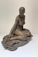 Walter Awlson - A Large Ceramic Figure of a Seated Nude (2 of 4) Walter Awlson - A Large Ceramic Figure of a Seated Nude (2 of 4)