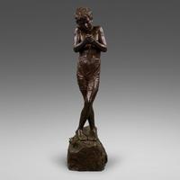 Bronze Figure of a Boy by Giuseppe Renda (1859-1939)