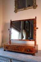 19th Century Mahogany Dressing Table Mirror with Three Drawers (2 of 21) 19th Century Mahogany Dressing Table Mirror with Three Drawers (2 of 21)