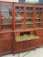 Georgian Design Mahogany Breakfront Secretaire Bookcase (3 of 8) Georgian Design Mahogany Breakfront Secretaire Bookcase (3 of 8)