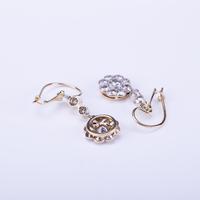 Antique Edwardian 1.40 Carat Diamond Daisy Cluster Drop Earrings Circa 1900’s (4 of 4) Antique Edwardian 1.40 Carat Diamond Daisy Cluster Drop Earrings Circa 1900’s (4 of 4)