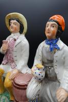 Late 19th Century Staffordshire Figure of Tam O Shanter & Souter Johnny (3 of 4) Late 19th Century Staffordshire Figure of Tam O Shanter & Souter Johnny (3 of 4)