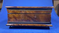Victorian French Burr Cedar Jewellery Box with ebonised fruitwood and original interior (9 of 13) Victorian French Burr Cedar Jewellery Box with ebonised fruitwood and original interior (9 of 13)