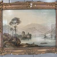 Antique landscape oil painting of Kilchurn Castle ruins Loch Awe signed J Ewbank RSA Edinburgh (5 of 10) Antique landscape oil painting of Kilchurn Castle ruins Loch Awe signed J Ewbank RSA Edinburgh (5 of 10)