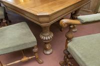 English Blonde Oak Dining Table and 10 Matching Chairs (4 of 6) English Blonde Oak Dining Table and 10 Matching Chairs (4 of 6)