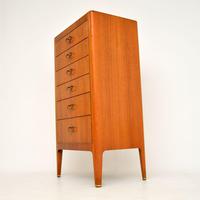 Mahogany & Brass Vintage Tallboy Chest of Drawers (3 of 8) Mahogany & Brass Vintage Tallboy Chest of Drawers (3 of 8)