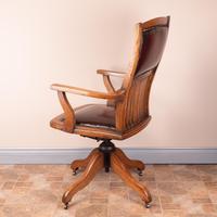 Teak Revolving Office Desk Chair (8 of 17) Teak Revolving Office Desk Chair (8 of 17)