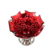 Antique Victorian Sterling Silver & Cranberry Glass Basket 1855 (7 of 11) Antique Victorian Sterling Silver & Cranberry Glass Basket 1855 (7 of 11)