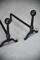 Large Cast Iron Andirons (6 of 12) Large Cast Iron Andirons (6 of 12)
