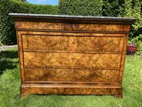 French Louis Philippe Commode in Figured Walnut (9 of 9) French Louis Philippe Commode in Figured Walnut (9 of 9)
