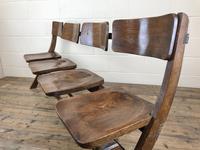 Antique Victorian Elm Four Seater Bench (5 of 12) Antique Victorian Elm Four Seater Bench (5 of 12)