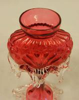 Antique Cranberry Glass Vase (4 of 4) Antique Cranberry Glass Vase (4 of 4)
