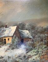 Very Large Outstanding 19th Century British Winter Snow-capped Landscape Oil Painting (7 of 13) Very Large Outstanding 19th Century British Winter Snow-capped Landscape Oil Painting (7 of 13)