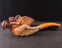 Rare antique meerschaum pipe, Leda and the Swan (9 of 14) Rare antique meerschaum pipe, Leda and the Swan (9 of 14)