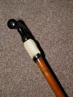 Vintage Swiss Alpine Walking / Hiking Stick W/Goats Horn & Fur Top 'Montreux' (4 of 10) Vintage Swiss Alpine Walking / Hiking Stick W/Goats Horn & Fur Top 'Montreux' (4 of 10)