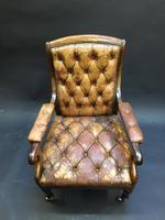19th Century Rosewood Library Chair (6 of 10) 19th Century Rosewood Library Chair (6 of 10)