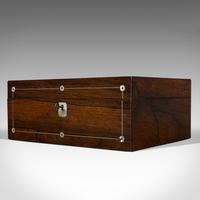 Antique Jewellery Box, English, Rosewood, Mother of Pearl, Sewing, Victorian (2 of 12) Antique Jewellery Box, English, Rosewood, Mother of Pearl, Sewing, Victorian (2 of 12)