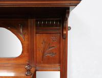 Victorian Aesthetic Movement Walnut Overmantel Mirror (4 of 6) Victorian Aesthetic Movement Walnut Overmantel Mirror (4 of 6)