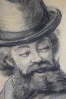 19th Century Charcoal Drawing Bearded Gent (9 of 10) 19th Century Charcoal Drawing Bearded Gent (9 of 10)