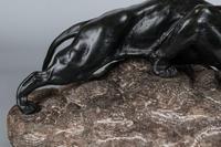 Stunning Large Italian Bronze Sculpture of Tiger Set on Granite Base, Signed Merculiano. (4 of 8) Stunning Large Italian Bronze Sculpture of Tiger Set on Granite Base, Signed Merculiano. (4 of 8)