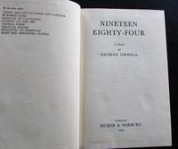 1954 Nineteen Eighty Four A Novel by George Orwell Rare Early UK Edition (2 of 4) 1954 Nineteen Eighty Four A Novel by George Orwell Rare Early UK Edition (2 of 4)