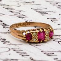 The Antique 1917 Ruby & Diamond Gold Ring (3 of 3) The Antique 1917 Ruby & Diamond Gold Ring (3 of 3)