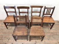 Selection of Six 19th Century Welsh Oak Farmhouse Kitchen Chairs (2 of 10) Selection of Six 19th Century Welsh Oak Farmhouse Kitchen Chairs (2 of 10)
