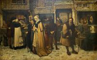 Substantial 19th Century Flemish Oil Painting of Locals in Brugge by Dumont (2 of 21) Substantial 19th Century Flemish Oil Painting of Locals in Brugge by Dumont (2 of 21)