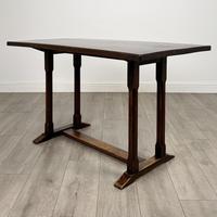 Antique 20th Century Small Oak Dining Table