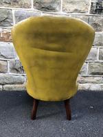 Antique Leather & Mahogany Nursing Chair (7 of 7) Antique Leather & Mahogany Nursing Chair (7 of 7)
