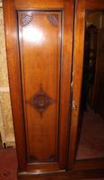1920s Large 3 Door Mirrored Mahogany Maple and Co Wardrobe (8 of 8) 1920s Large 3 Door Mirrored Mahogany Maple and Co Wardrobe (8 of 8)